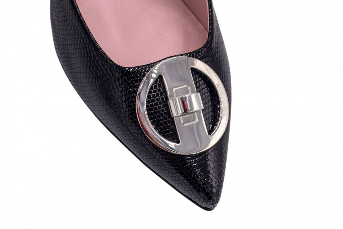 Черные лаковые туфли-лодочки Giorgio Fabiani